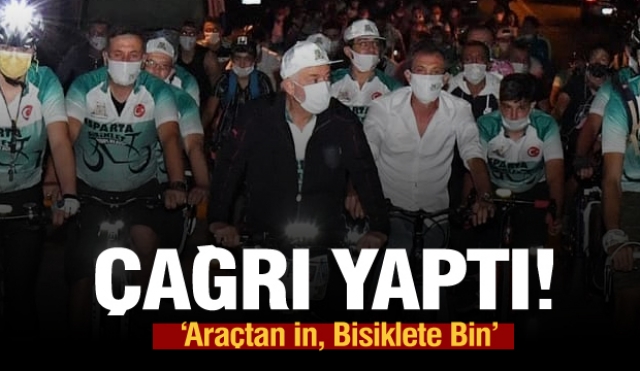 Isparta Belediye Başkanı da pedala bastı