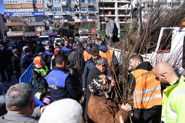 Isparta Belediyesi, 62 Bin Meyve Fidanını Vatandaşlara Ücretsiz Dağıttı


