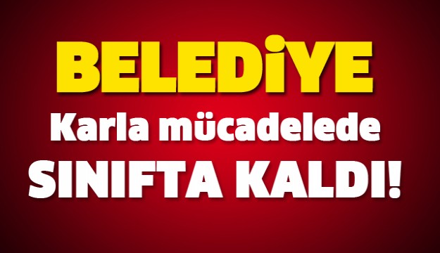 ISPARTA BELEDİYESİ KARLA MÜCADELEDE SINIFTA KALDI!