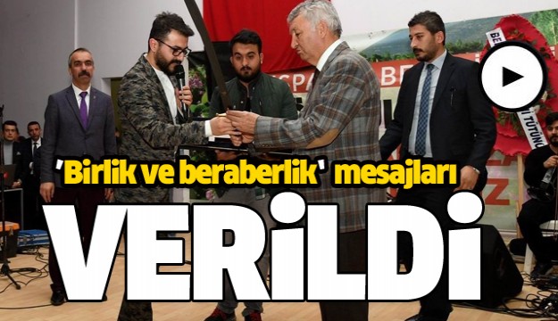  Isparta Belediyesi’nin ilçe buluşmasında ‘Birlik ve beraberlik’ mesajları verildi  