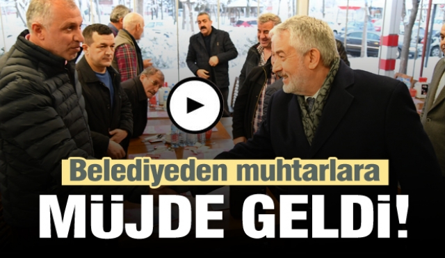 Isparta Belediyesi'nden muhtarlara müjde!