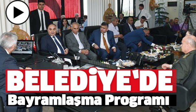 ISPARTA BELEDİYESİ'NDE BAYRAMLAŞMA 