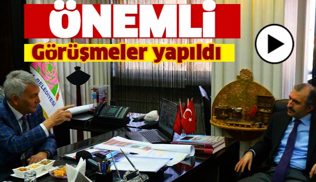 ISPARTA BELEDİYESİ'NDE ÖNEMLİ GÖRÜŞMELER YAPILDI