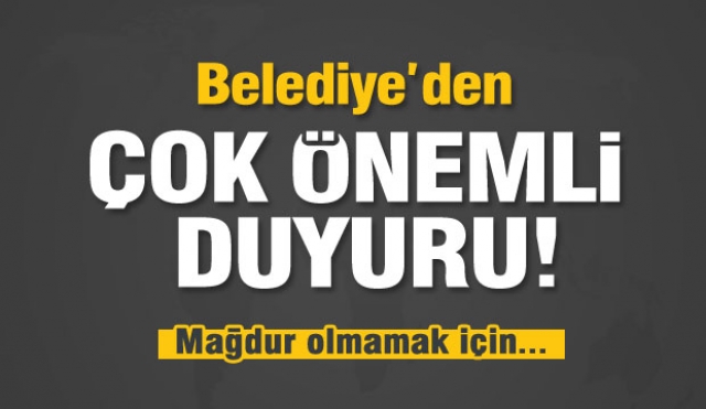 Isparta Belediyesi'nden ödeme noktaları için önemli duyuru! 