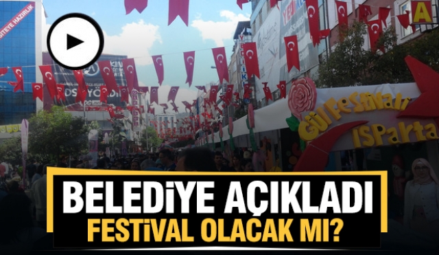 Isparta Belediyesi'nden yaz etkinlikleri ve festival açıklaması