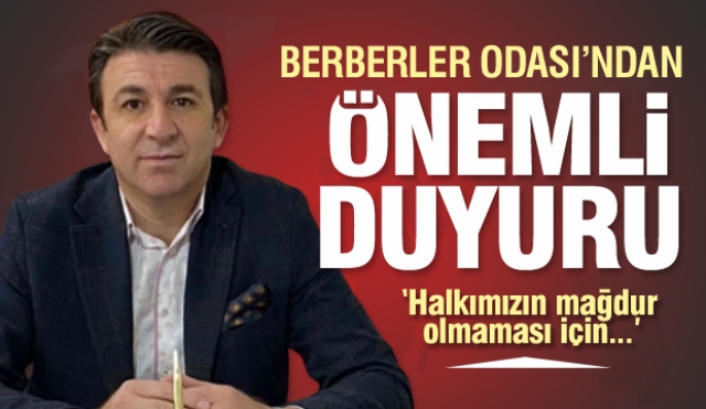 ISPARTA BERBERLER ODASI'NDAN ÖNEMLİ DUYURU