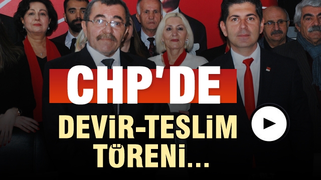 ISPARTA  CHP'DE DEVİR-TESLİM TÖRENİ YAPILDI-HALICI GÖREVİ DEVRALDI