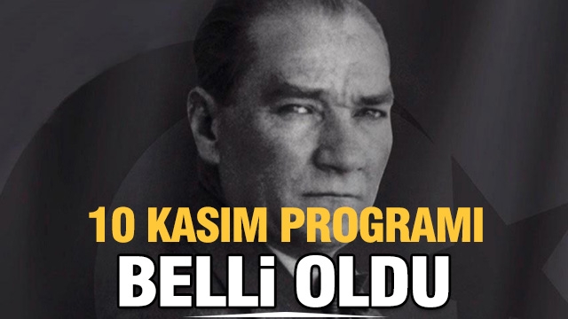 Isparta’da 10 Kasım Atatürk’ü Anma Programı Belli Oldu