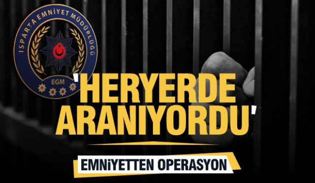Isparta’da 15 Yıl Hapis Cezasıyla Aranan Şahıs Yakalanarak Tutuklandı

