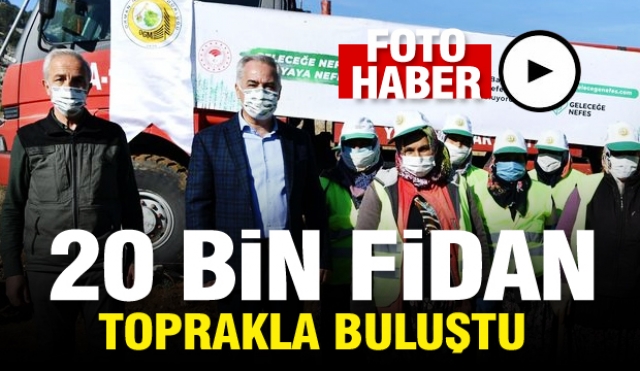 Isparta’da 20 Bin Fidan Toprakla Buluştu