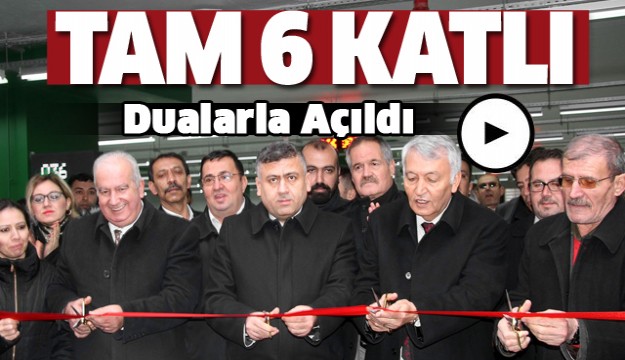  Isparta’da 6 katlı otopark açıldı  