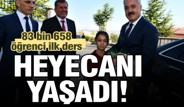 Isparta’da 83 bin 658 öğrenci ilk ders heyecanı yaşadı