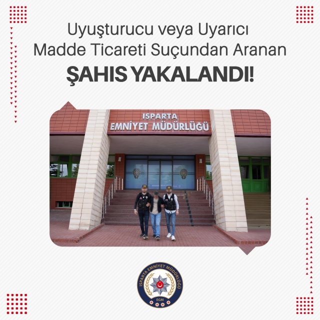 Isparta’da 8 Yıl Hapis Cezası Bulunan Şahıs Yakalandı