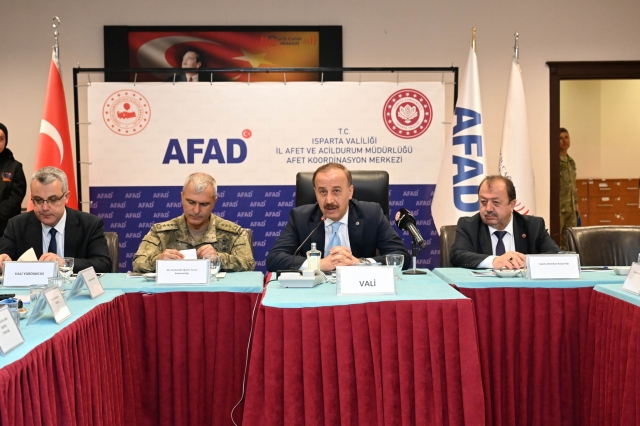 Isparta’da Afetlere Karşı Hazırlıklar Masaya Yatırıldı