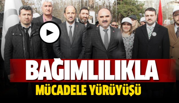 Isparta’da bağımlılıkla mücadele yürüyüşü  