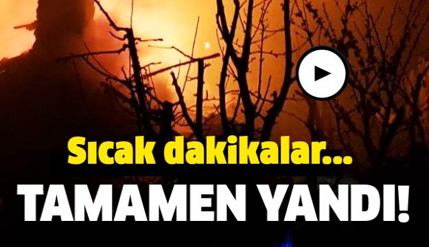 Isparta’da çıkan yangında bir ev kullanılamaz hale geldi 