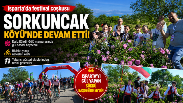 Isparta&rsquo;da Festival Coşkusu Sorkuncak&rsquo;ta Zirveye Ulaştı
