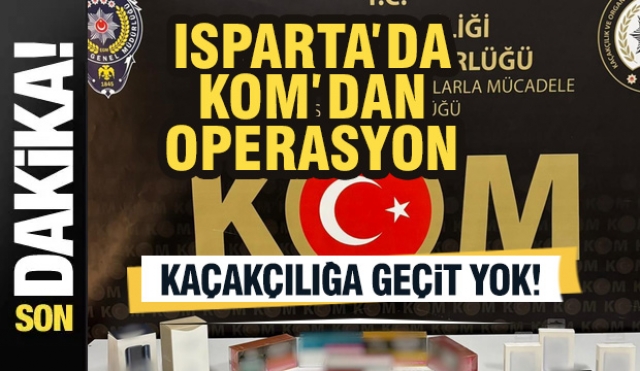 Isparta’da Kaçak Elektronik Sigara Operasyonu