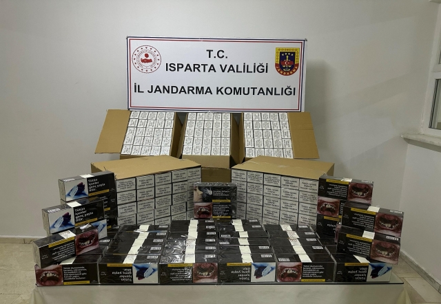Isparta’da Kaçak Makaron Operasyonu: 60.000 Adet Ele Geçirildi