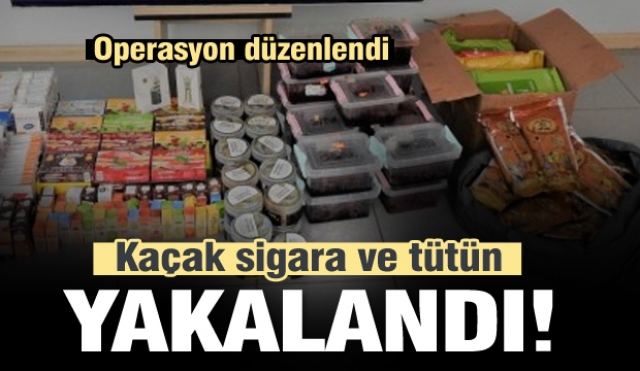  Isparta’da kaçak sigara ve tütün ele geçirildi
