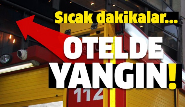 Isparta’da otel odasında yangın  !