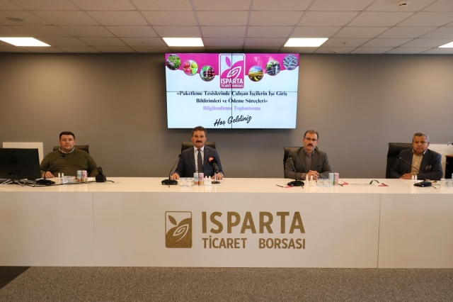 Isparta’da Paketleme Sektörünün Sorunları ve Çözüm Önerileri Masaya Yatırıldı