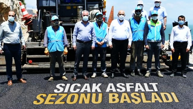 ​ISPARTA’DA SICAK ASFALT SEZONU BAŞLADI