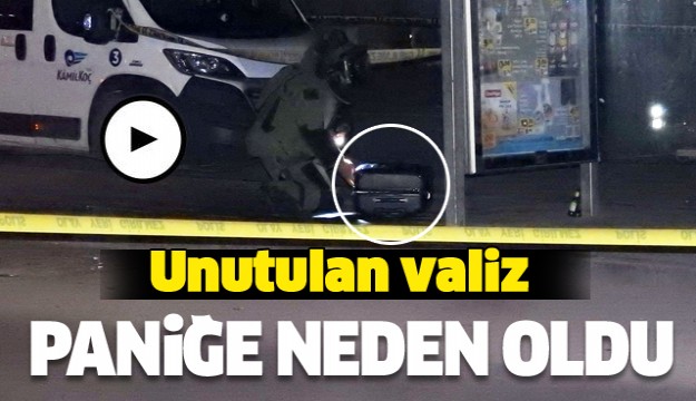 Isparta’da unutulan valiz paniğe neden oldu