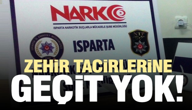 Isparta’da uyuşturucu ticaretine 1 tutuklama 