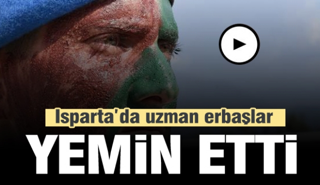 Isparta’da uzman erbaşlar yemin etti