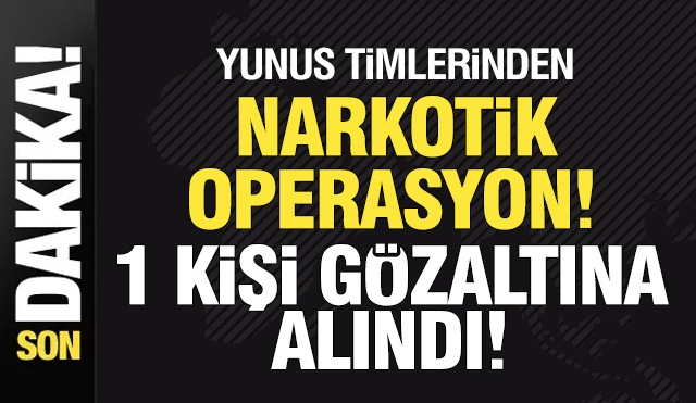 Isparta’da Yunus Timlerinden Uyuşturucu Operasyonu: 1 Gözaltı