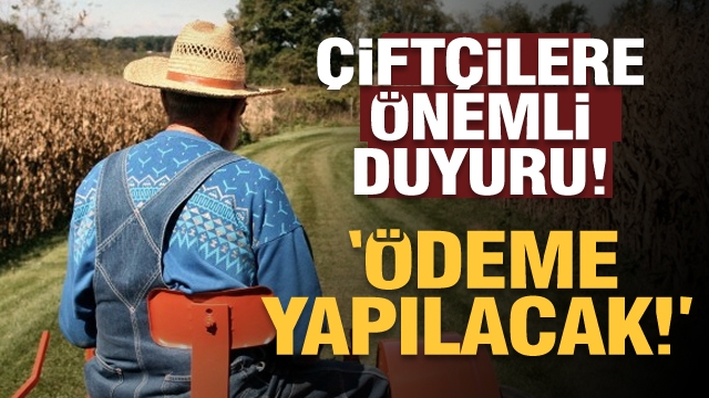 ISPARTA' DAKİ ÇİFTÇİLERE ÖNEMLİ DUYURU