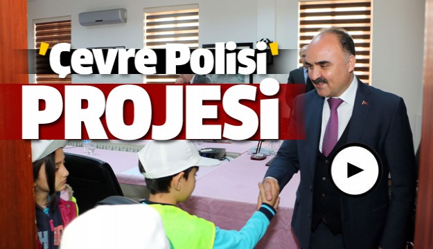 Isparta’daki ilkokul öğrencilerinden ‘Çevre Polisi’ Projesi