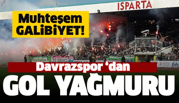 ISPARTA DAVRAZ SPOR GÖLHİSAR SPOR KARŞILAŞMASI