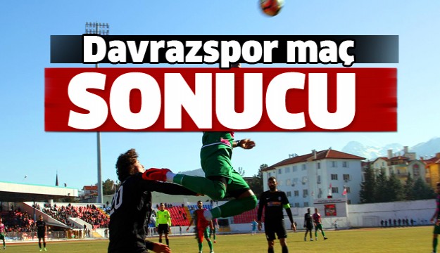 ISPARTA DAVRAZSPOR MAÇ SONUCU FOTO HABER