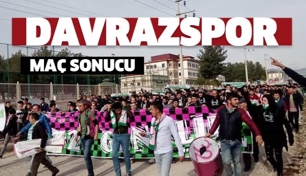 ISPARTA DAVRAZSPOR MAÇI BİTTİ İŞTE SKOR