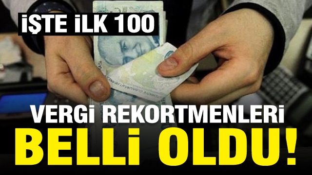 Isparta Defterdarlığı 2019 - 2020  Yılı Vergi Rekortmenleri belli oldu