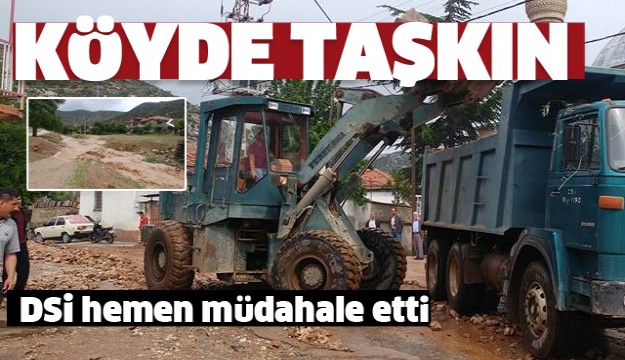 ISPARTA DSİ EKİPLERİ HEMEN MÜDAHALE ETTİ