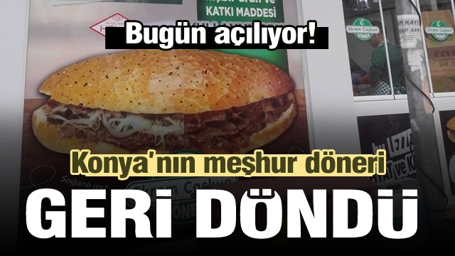 Isparta Ekrem Coşkun Döner Hizmete Açılıyor