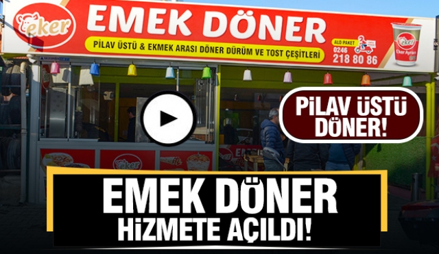 ISPARTA EMEK DÖNER HİZMETE AÇILDI
