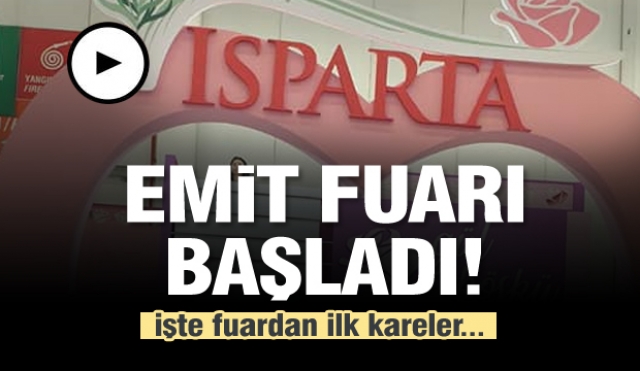 Isparta EMİTT Fuarı stantlarından ilk kareler...2020