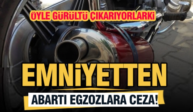 Isparta Emniyeti, Abartı Egzoz ve Motosiklet Denetiminde Kararlı
