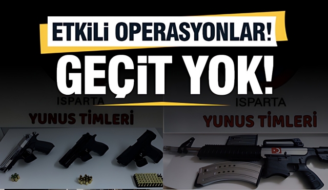 Isparta Emniyeti, Huzur ve Güveni Sağlıyor!