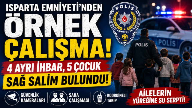 Isparta Emniyeti&rsquo;nden Takdir Toplayan &Ccedil;alışma