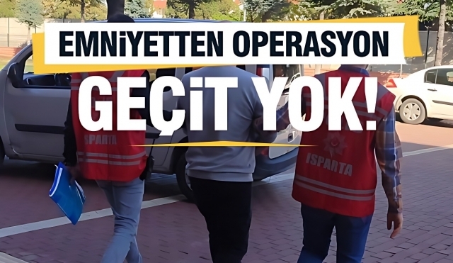 Isparta Emniyeti Suçlulara Göz Açtırmıyor: 6 Şahıs Tutuklandı