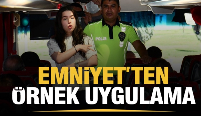 Isparta Emniyetinden Örnek Uygulama