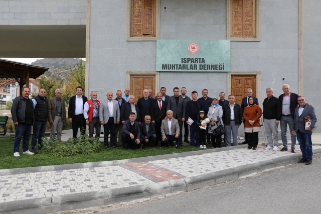 Isparta Esnaf ve Sanatkarlar Odaları Birliği Başkanı Ahmet Tural Muhtarları Ziyaret Etti
