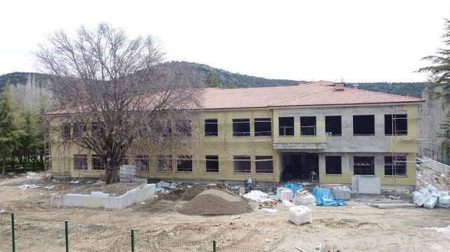 Isparta Gönen Güneykent Yunus Emre İlk ve Ortaokulu Yeni Binası Tamamlanıyor