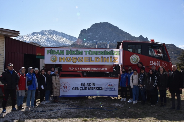 ISPARTA HABER: EĞİRDİR'DE HER YIL 300 HEKTARLIK ALAN AĞAÇLANDIRILIYOR