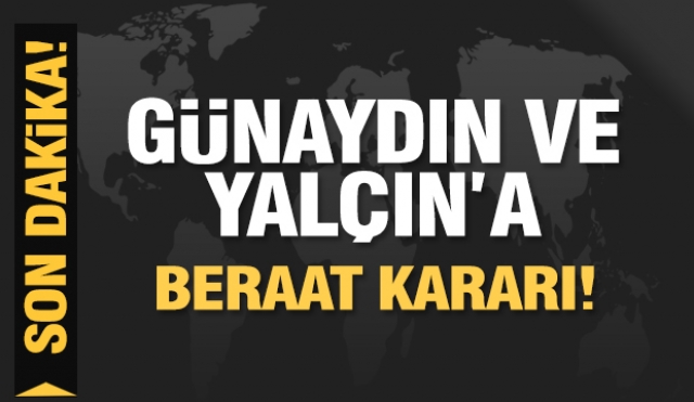 ISPARTA HABER: GÜNAYDIN VE YALÇIN’A BERAAT KARARI